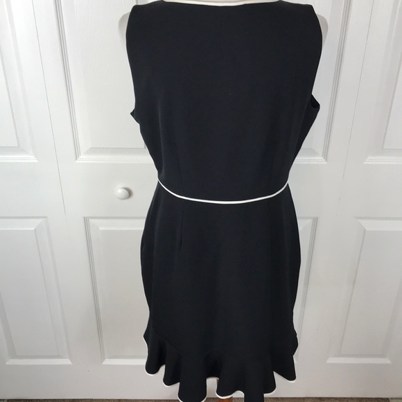 Isaac Mizrahi IMNYC Sleeveless Ruffle Dress Black - Picture 2 of 8